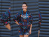 Hamburger Liebe Baumwollsweat Midnight Nocturn Life Hirsche blue navy-bunt