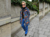 Hamburger Liebe Baumwollsweat Midnight Nocturn Life Hirsche blue navy-bunt