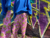 Reststück 75cm - Hamburger Liebe Classic No.1 Baumwolljersey OMG Fries rosa scuro-bunt