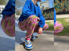Reststück 75cm - Hamburger Liebe Classic No.1 Baumwolljersey OMG Fries rosa scuro-bunt