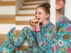 Hamburger Liebe Classic No.1 Baumwolljersey OMG Donuts türkis-bunt