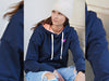 Reststück 44cm - Hamburger Liebe Cuddle Me Sweat blue navy uni