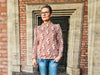 Reststück 72cm - Hamburger Liebe Jacquard Glory Lightning Blitze bunt auf Scoiatollo