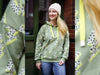 Reststück 64cm - Hamburger Liebe Jacquard Glory Lightning Blitze bunt auf Caccia