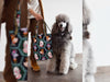 Hamburger Liebe Bio Baumwoll Canvas BLING BLING Woof schwarz-bunt