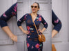 Hamburger Liebe Baumwollsweat Queens United Beautiful bunt auf Blue navy