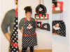 Steinbeck DIY Baumwollcanvas Happy Kitchen Mit Liebe gemacht schwarz-rot Panel 145cm