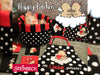 Steinbeck DIY Baumwollcanvas Happy Kitchen Mit Liebe gemacht schwarz-rot Panel 145cm