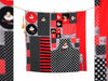 Steinbeck DIY Baumwollcanvas Happy Kitchen Mit Liebe gemacht schwarz-rot Panel 145cm