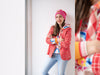 Reststück 21cm - Hamburger Liebe Baumwollsweat Life Loves You Lovely Day yemen melange-bunt
