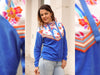 Reststück 21cm - Hamburger Liebe Baumwollsweat Life Loves You Lovely Day yemen melange-bunt