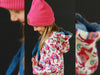 Reststück 33cm - Hamburger Liebe Baumwollsweat Orient Oxident Camel Ride meringa-ciclamino-bunt