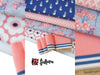Reststück 50cm - Hamburger Liebe Baumwollsweat Sakura Nippon Flowers nude-meringa-bordeaux