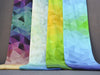 Reststück 15cm - Baumwolljersey Gradient dunkelblau-petrol-mint by Bienvenido Colorido