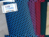 Reststück 48cm - French Terry Lots of Dots schwarz auf Lila by Lycklig Design