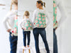 Reststück 41cm - Baumwollcanvas Äpfel mint-rosa byGraziela