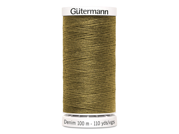 Gütermann Denim Nähgarn No. 50 (100m) 8955 - Goldbraun