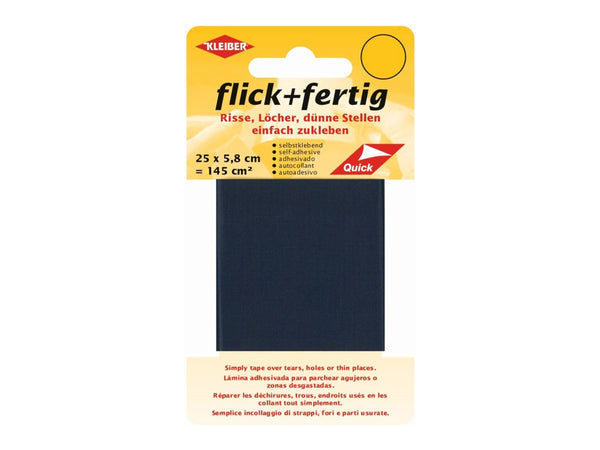 Kleiber 43075 Reparaturband selbstklebend flick + fertig dunkelblau 25x5,8cm