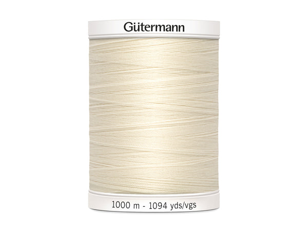 Gütermann Allesnäher Nähgarn (1000m) 802 - Creme