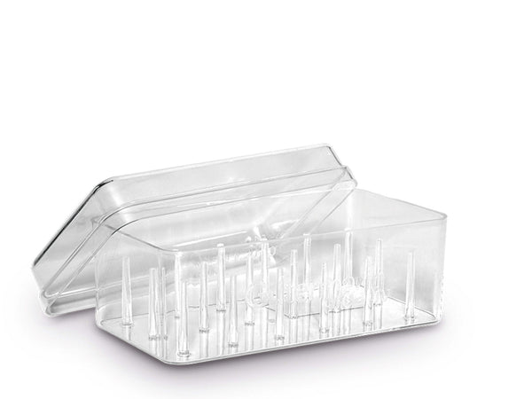 Gütermann 728160 Nähfaden-Box für 18 Spulen transparent