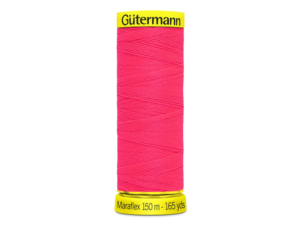 Gütermann Maraflex elastisches Nähgarn No. 120 (150m) 3837 - Neonpink