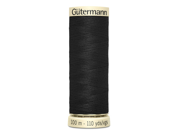 Gütermann Allesnäher Nähgarn No. 100 (100m) 000 - Schwarz