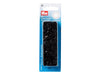 Prym 393105 Nähfrei Druckknöpfe Color Snaps rund 12,4 mm schwarz - 30 Stück