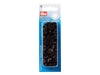 Prym 393106 Nähfrei Druckknöpfe Color Snaps rund 12,4 mm dunkelbraun - 30 Stück