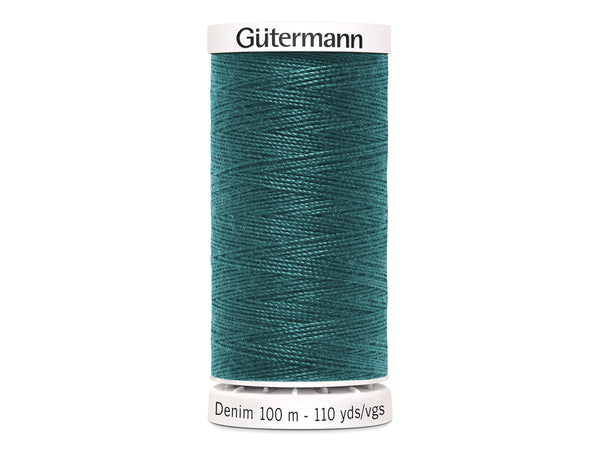 Gütermann Denim Nähgarn No. 50 (100m) 7735 - Petrol