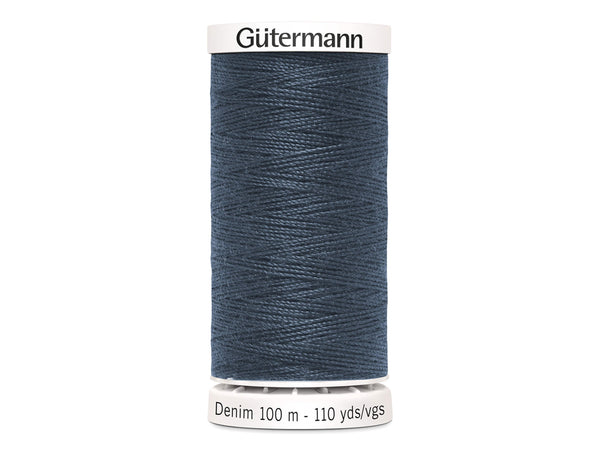 Gütermann Denim Nähgarn No. 50 (100m) 7635 - dunkles Jeansblau