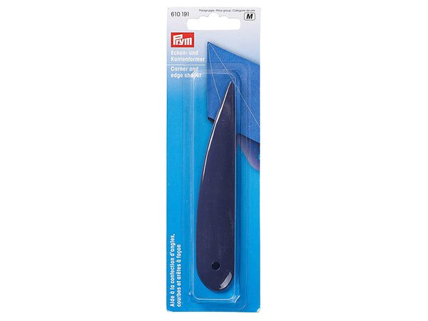 Prym 610191 Ecken- und Kantenformer pflaumenblau 12,5 x 2,5cm 1 Stück