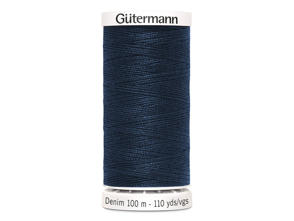 Gütermann Denim Nähgarn No. 50 (100m) 6855 - Dunkelblau