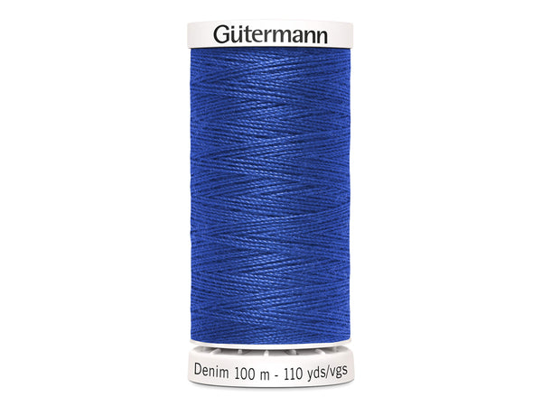 Gütermann Denim Nähgarn No. 50 (100m) 6690 - Royalblau