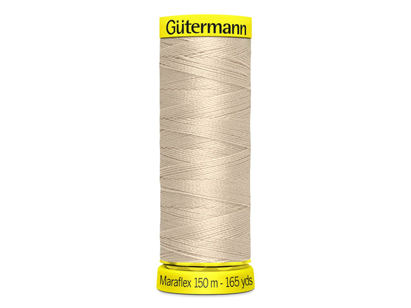 Gütermann Maraflex elastisches Nähgarn No. 120 (150m) 722 - Beige