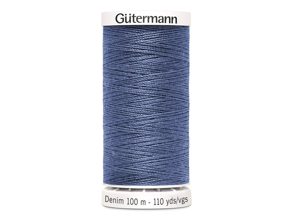 Gütermann Denim Nähgarn No. 50 (100m) 6075 - Jeansblau