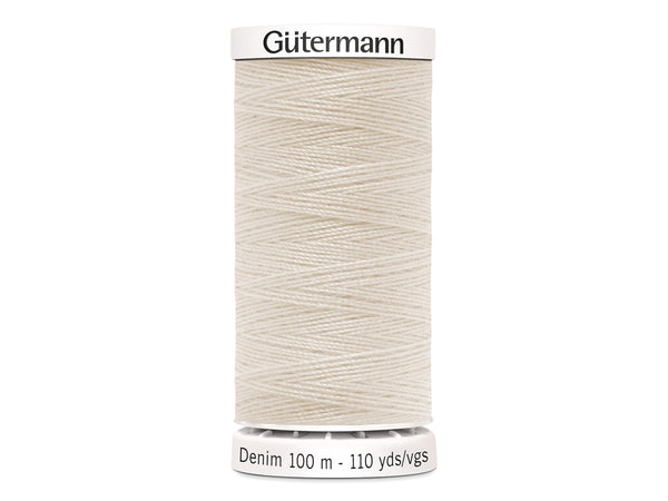 Gütermann Denim Nähgarn No. 50 (100m) 3130 - Creme