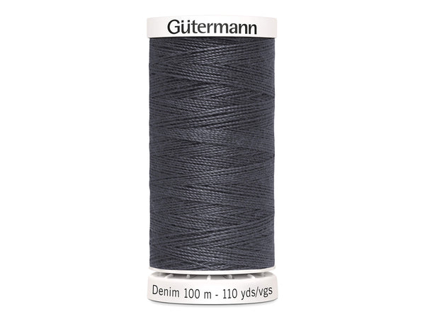 Gütermann Denim Nähgarn No. 50 (100m) 9455 - Anthrazit