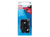 Prym 390327 Nähfrei Druckknöpfe Anorak schwarz oxidiert 15mm - 10 Stück