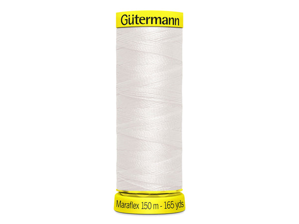 Gütermann Maraflex elastisches Nähgarn No. 120 (150m) 111 - Offwhite