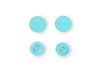 Prym 393159 Nähfrei Druckknöpfe Color Snaps rund 12,4 mm helltürkis - 30 Stück