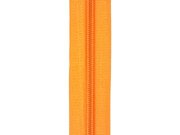 1m Endlos Spiralreißverschluss 5mm - 158 - orange