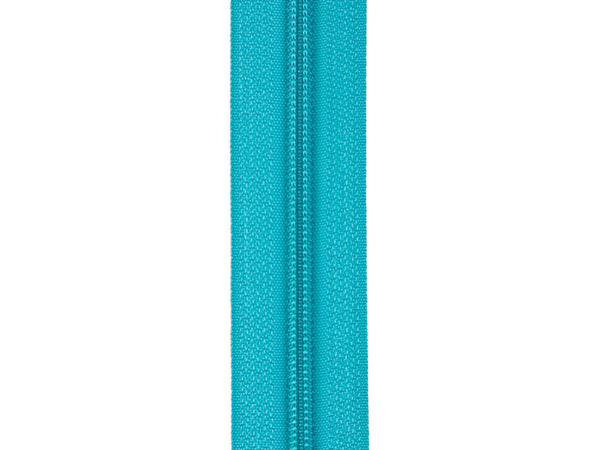 1m Endlos Spiralreißverschluss 5mm - 207 - türkisblau