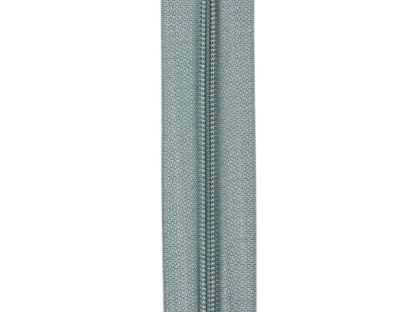 1m Endlos Spiralreißverschluss 5mm - 316 - grau