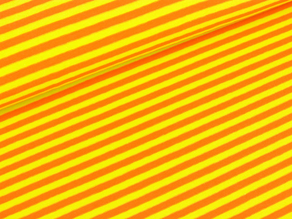 Baumwolljersey Gitta orange-gelb