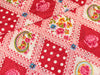 Baumwollstoff Petunia Paisley rot
