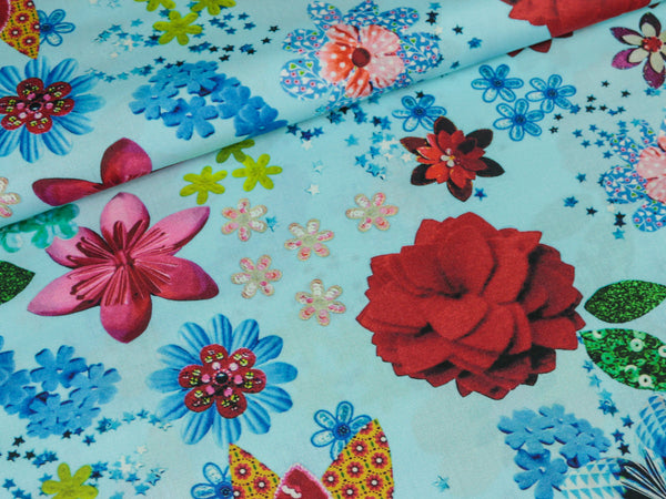 Baumwollstoff Lisa Digitaldruck