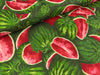 Baumwollstoff Farmer John`s Marketplace Melons rot-grün