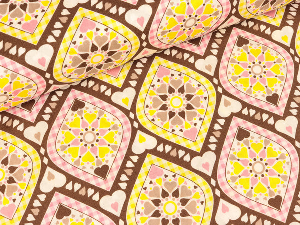 Baumwollstoff Free Spirit Kiss and Tell pink