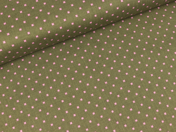 Baumwollstoff Free Spirit Lottie Dot charcoal