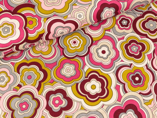 Baumwollstoff Free Spirit Lovelorn Modern Floral pink